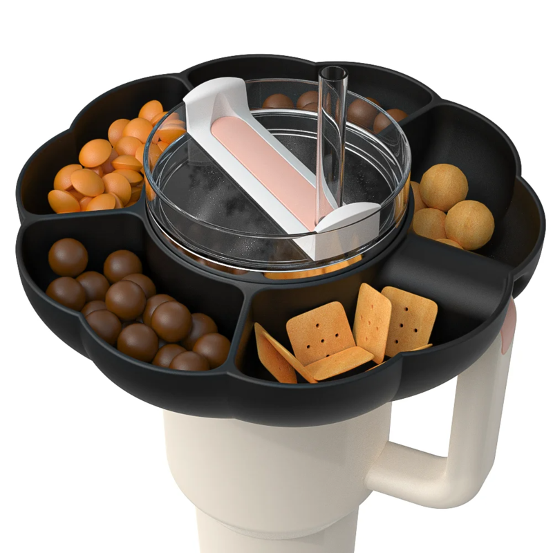 SnackTop™ Reusable Tumbler Snack Tray