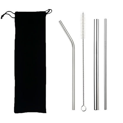 EcoSip Reusable Stainless Steel Straw Kit
