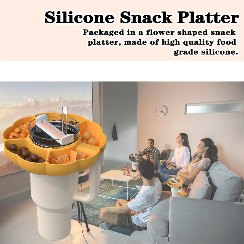 SnackTop™ Reusable Tumbler Snack Tray