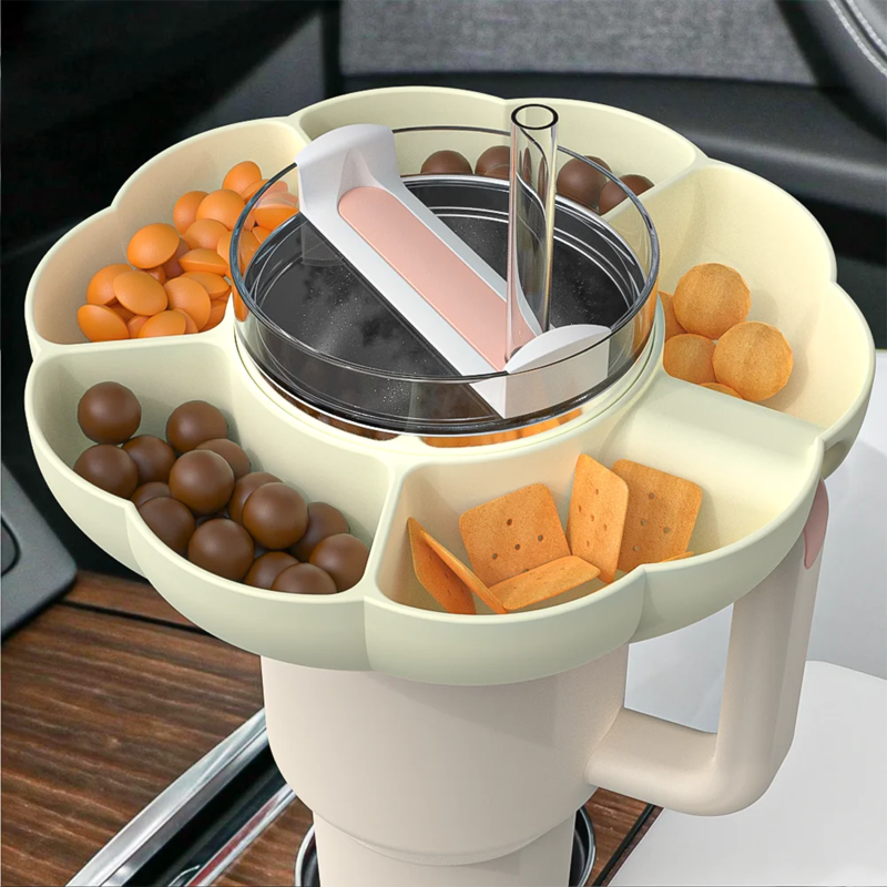 SnackTop™ Reusable Tumbler Snack Tray