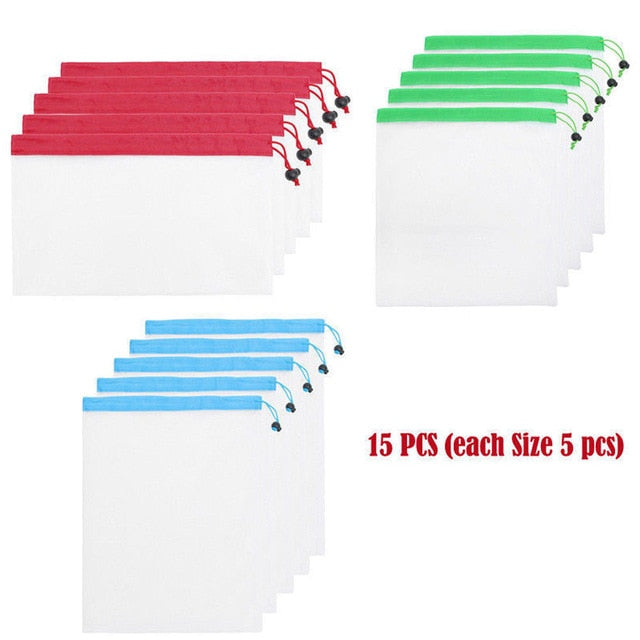 EcoFresh Reusable Produce Bags (12-Pack)
