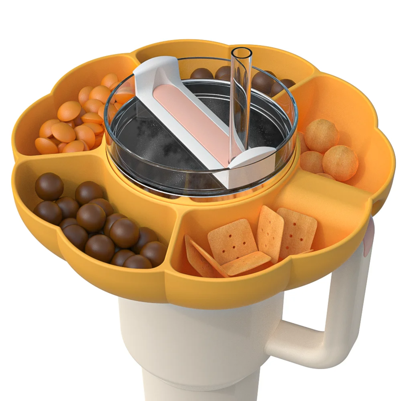 SnackTop™ Reusable Tumbler Snack Tray