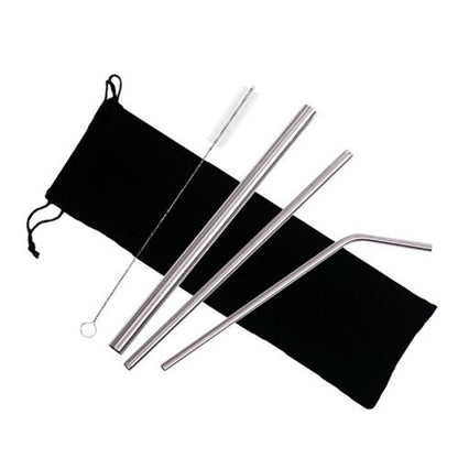 EcoSip Reusable Stainless Steel Straw Kit