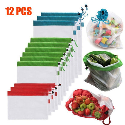 EcoFresh Reusable Produce Bags (12-Pack)